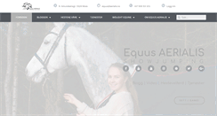 Desktop Screenshot of equus.aerialis.no